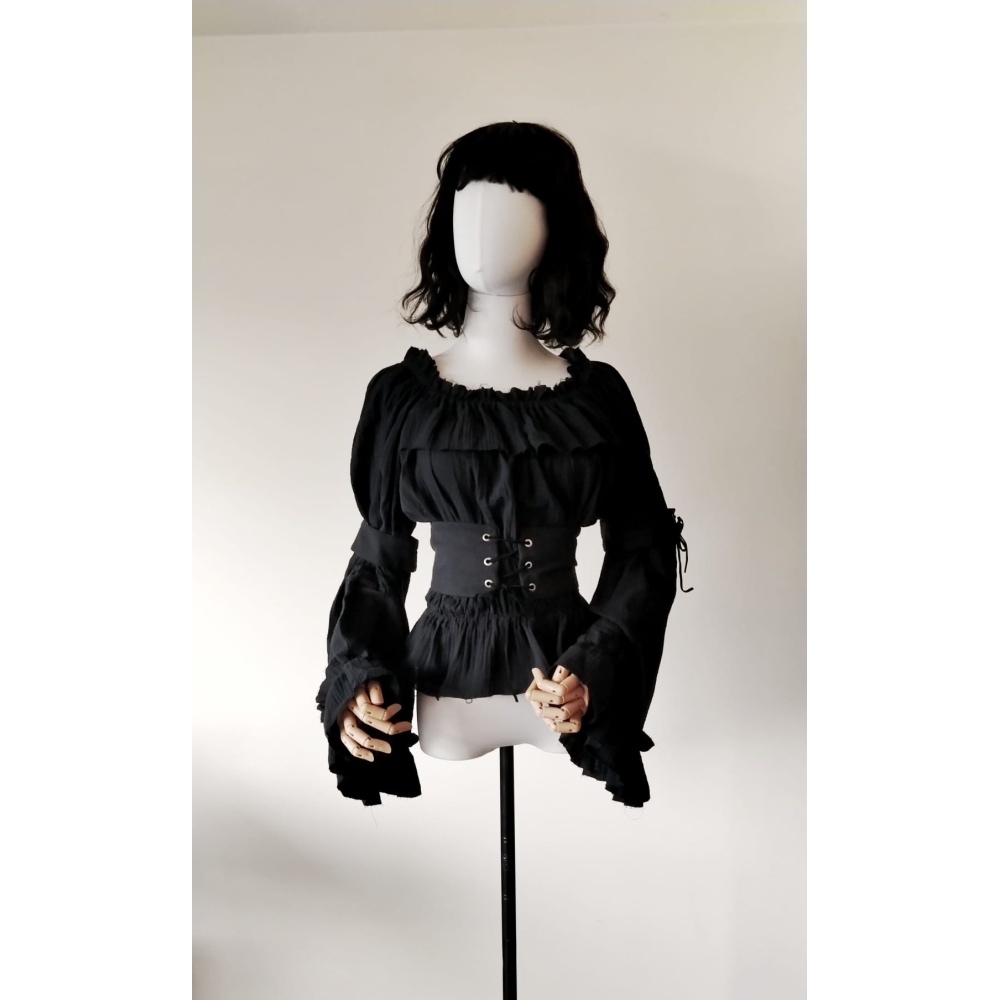 Battycat - Witch Longsleeve top - L - Zwart